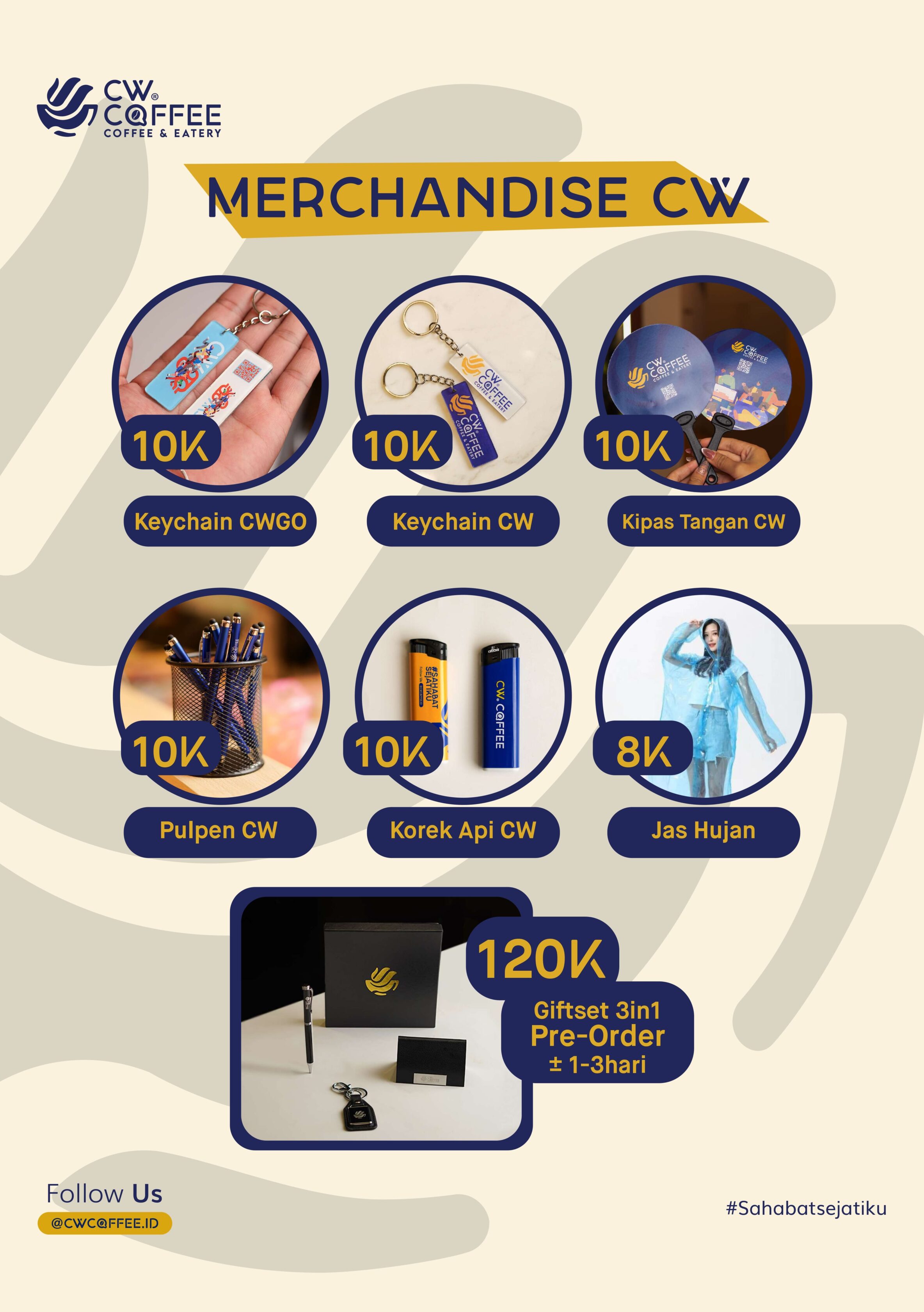 Koleksi merchandise baru CW yang siap mewarnai harimu - CW Coffee ...